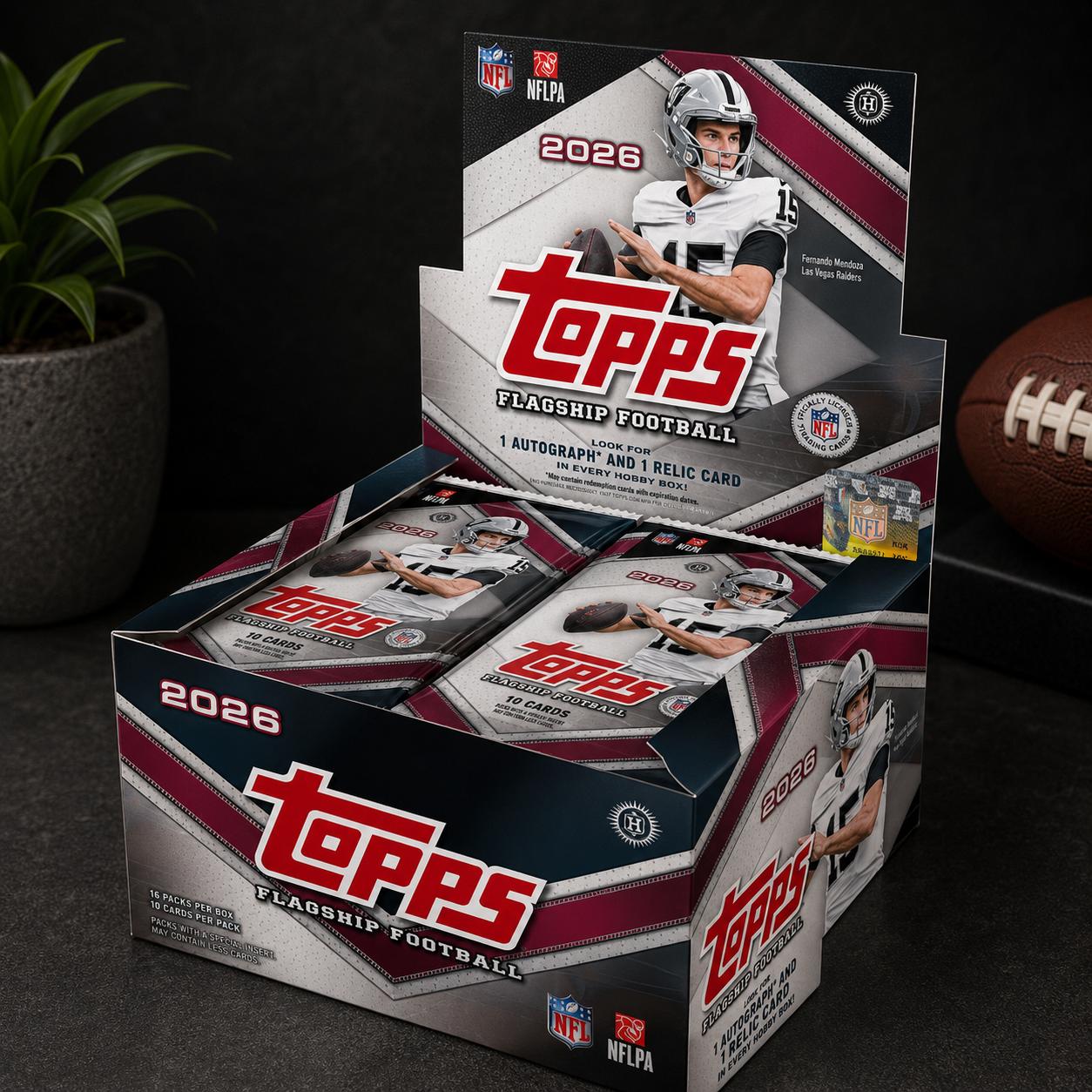 2026 Topps Flagship NFL Jumbo Box Englisch
