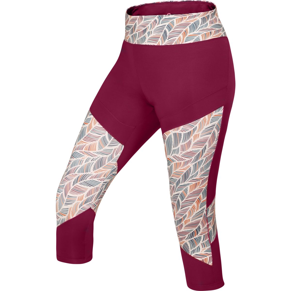 Ocun Rhea 3/4 Leggings wine rhododendron M 04572-M