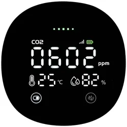 No Name, Gefahrenmelder, Kohlendioxid-Melder mit App-Steuerung über USB detektiert Kohlendioxid