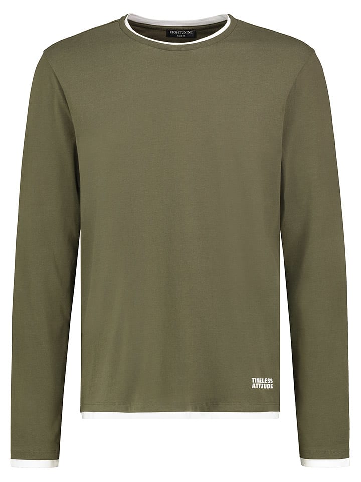 Eight2Nine Longsleeve in Khaki - M