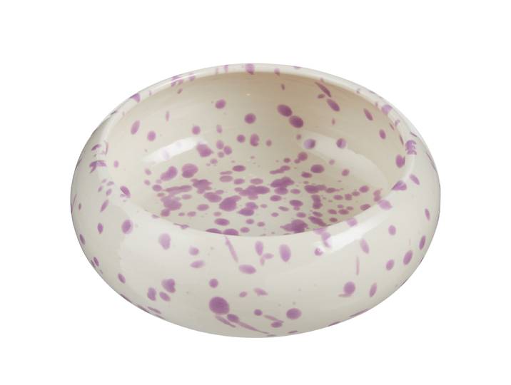 Schale BOOGY SPLASH 16 x 6 x 16cm Violett/Flieder