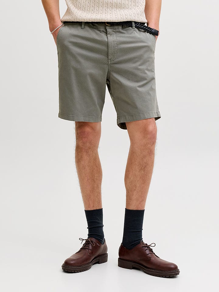 Jack & Jones Chinoshorts "Stace" in Grau - M