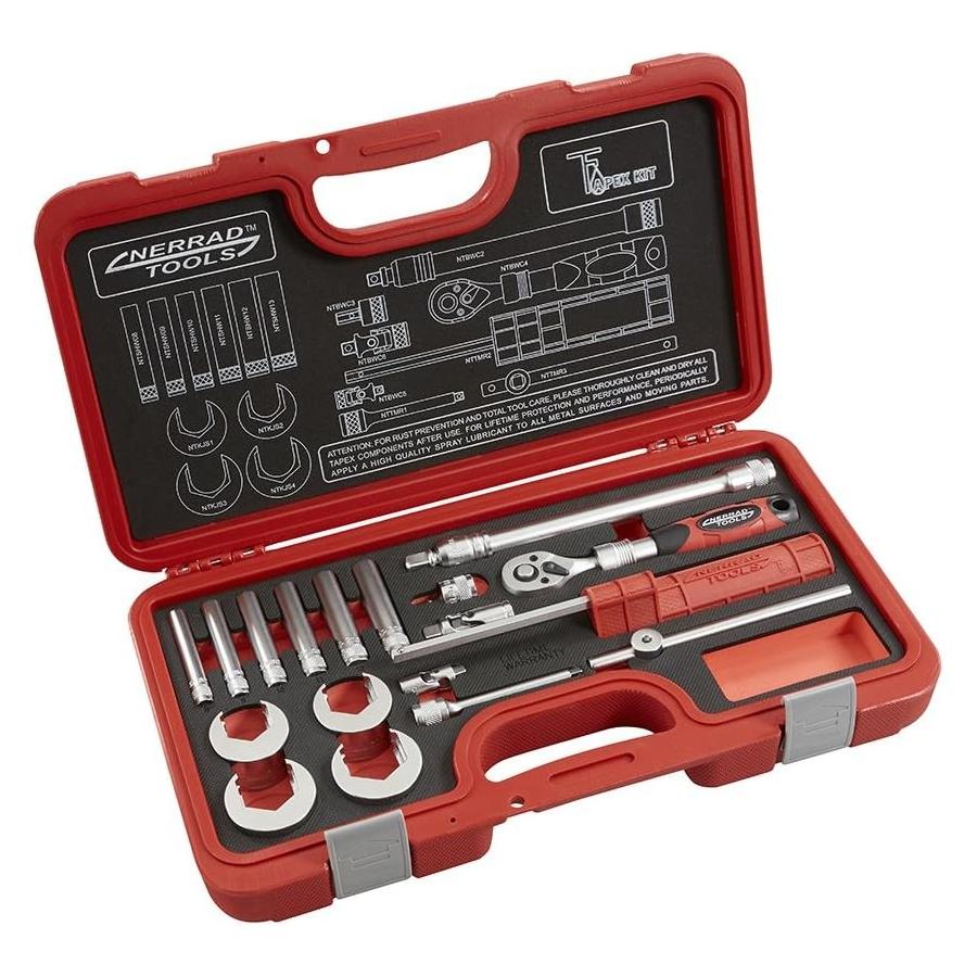 Nerrad Tools NTTAPEXKIT1 Tapex Kraanmoersleutelset, Zwart (NTTAPEXKIT1)