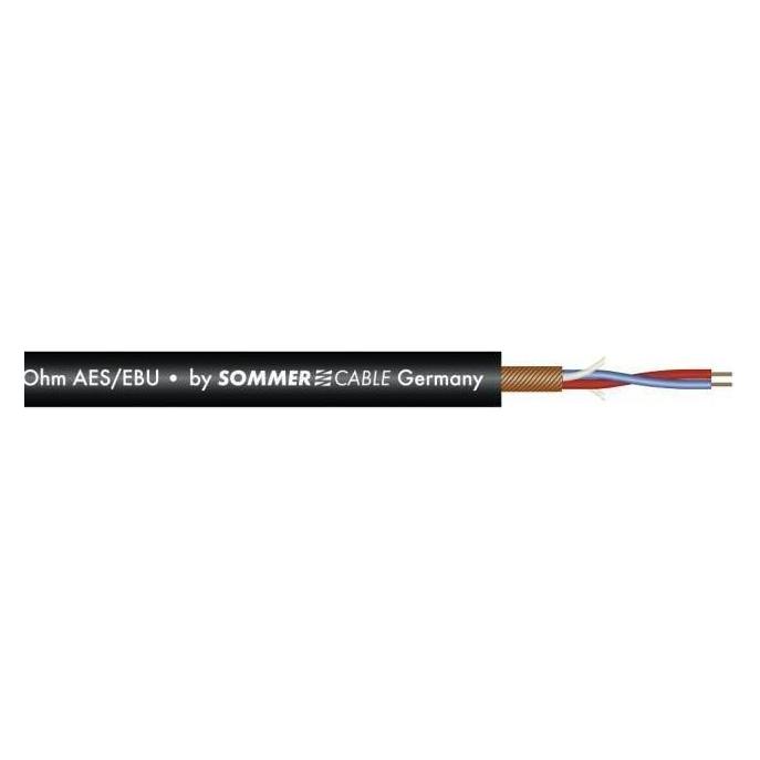 Sommer Cable Mikrofonkabel AES/EBU 2x0,14 100m sw SC-Micro-Stage (3030744E)