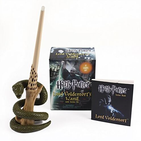 Running Press - Harry Potter Voldemort's Wand with Sticker Kit: Lights Up! (Miniature Editions) - Preis vom 13.10.2026 19:28:25 h
