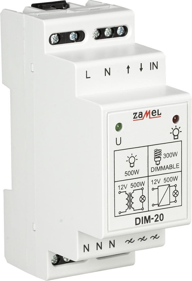 Zamel Dimmer-touch lichtregelaar DIM-20 EXTA, wit