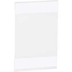 10 C-Hüllen, 2 Klebestreifen, Din A7 Hochformat, Hart-PVC, matt-transparent