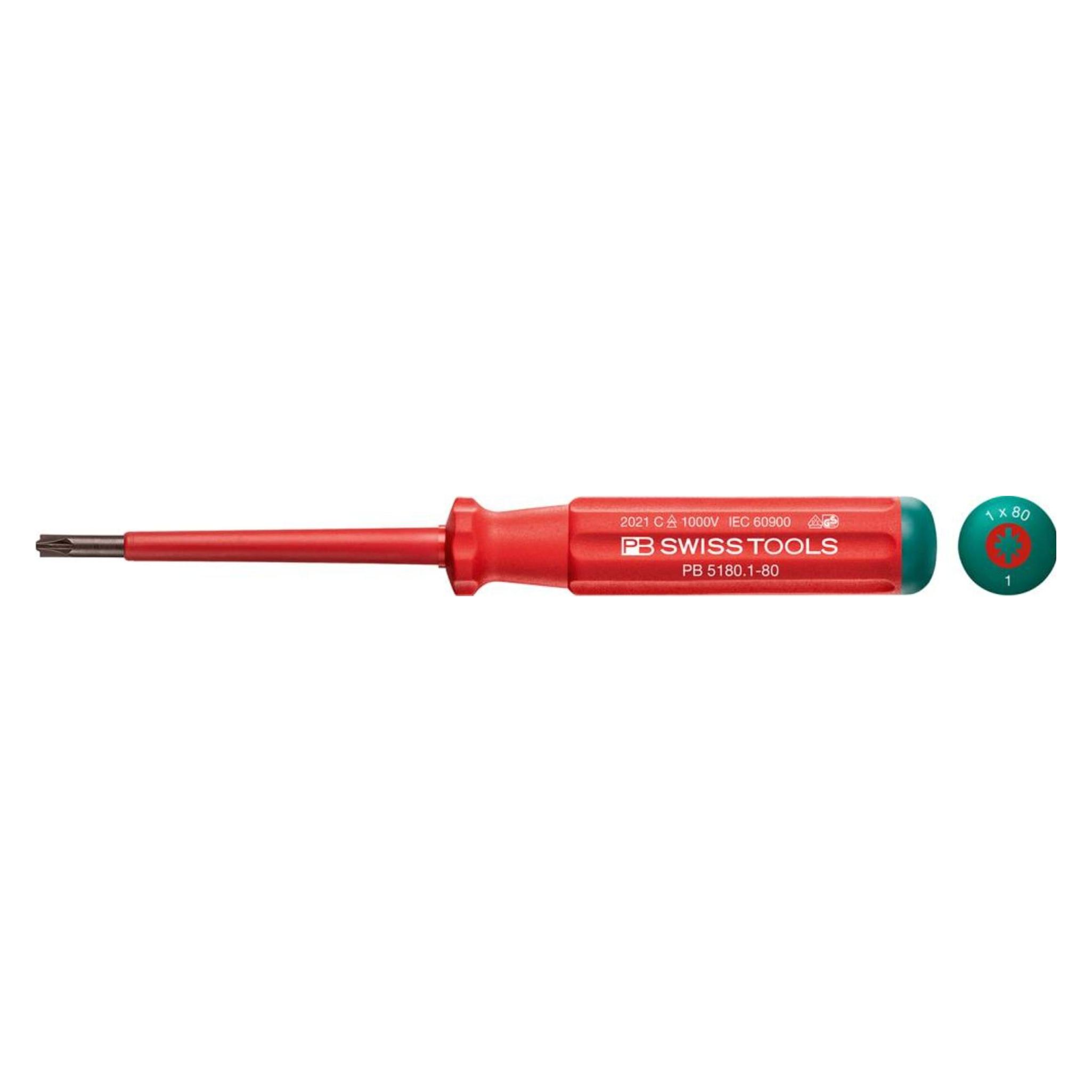 PB Swiss Tools Pb 5180 (Pozidriv-Kreuzschlitz (PZ)) (PB 5180 1-80)