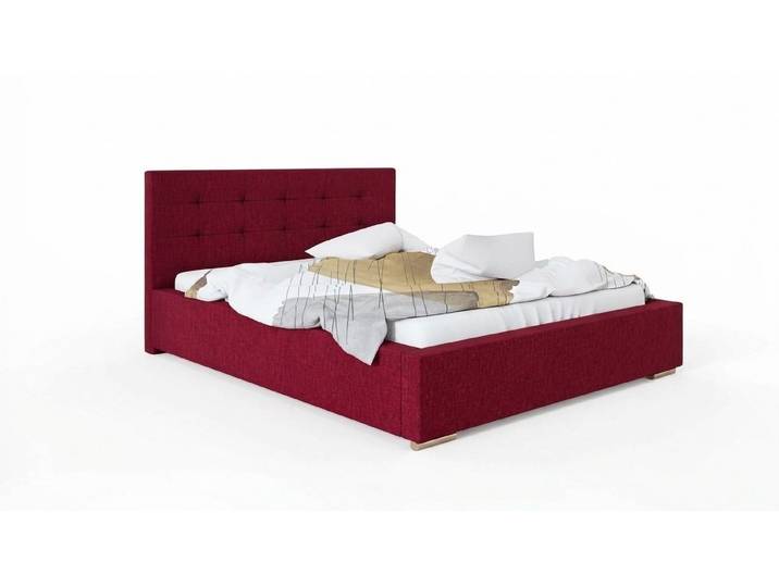 Xlmoebel Polsterbett Luxuriöses graues Kunstleder-Bett mit Bettkasten (Bett), Hergestellt in Europa