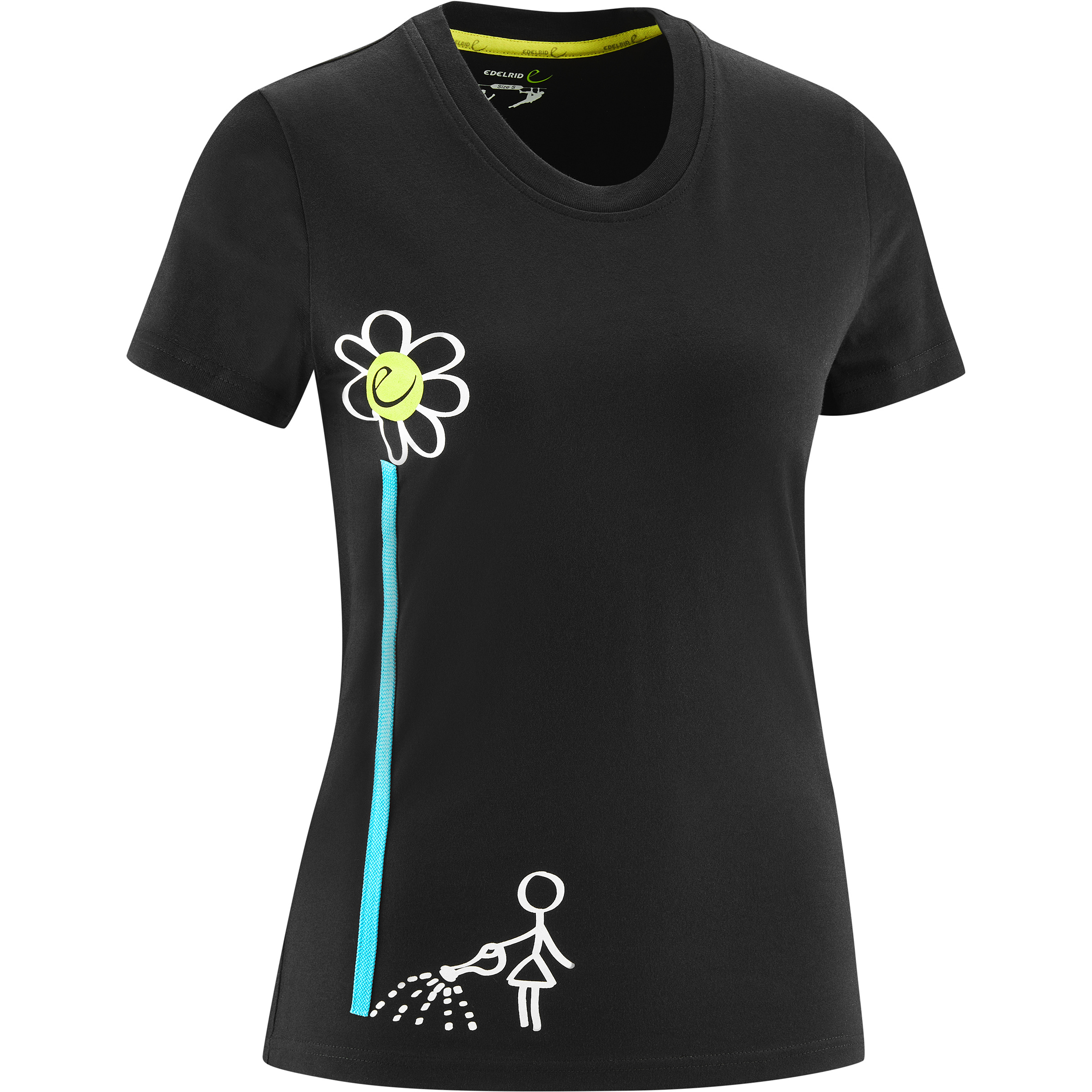 Edelrid Rope Damen T-Shirts schwarz Größe M Bouldern | Sportklettern Hautfreundlich
