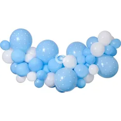Luftballon Girlande hellblau 66 tl6.