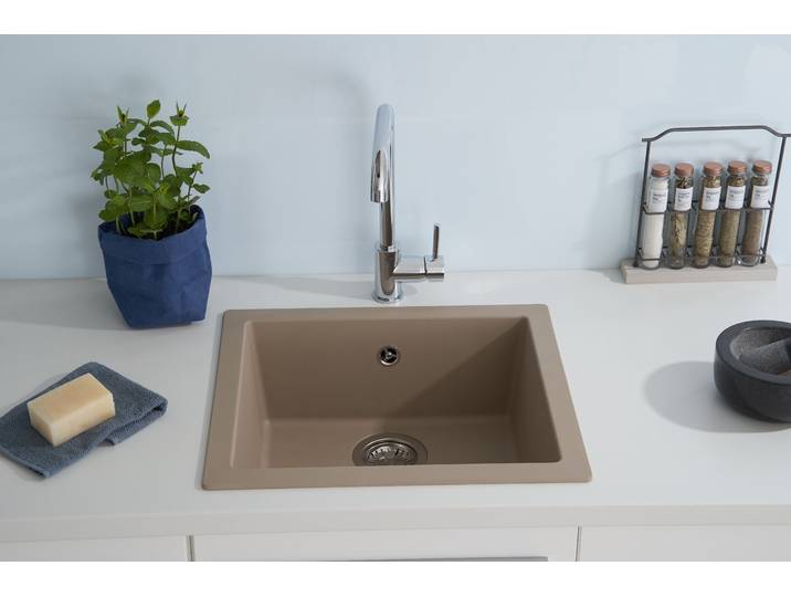 Küchenspüle Ohio Variante B 50 x 19 x 44cm Beige