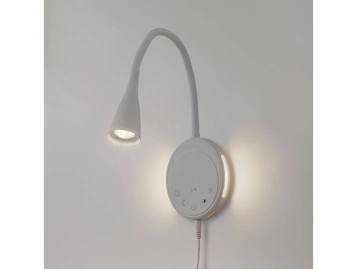 Zayna LED-Leseleuchte, CCT, weiß, USB, Timer, dimmbar - Lindby - Wohnzimmer - Modern - Aluminium - Einflammig