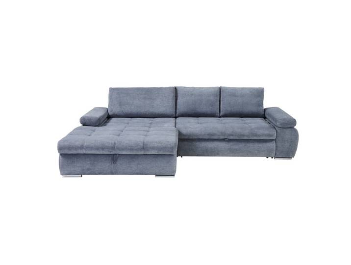 Canapé d'angle convertible méridienne gauche ARGOS tissu Aston steel 13