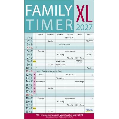 XL Family Timer 2027