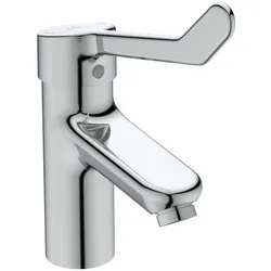 Ideal Standard CeraPlus 2 Waschtischarmatur BC097AA mit Metallablauf, DN 15, mit Klinikhebel, chrom