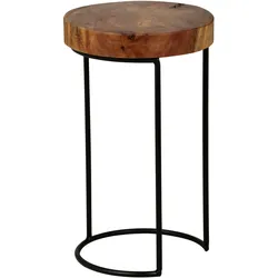 Beistelltisch AKOLA (DH 28x45 cm) - braun - DH 28x45 cm