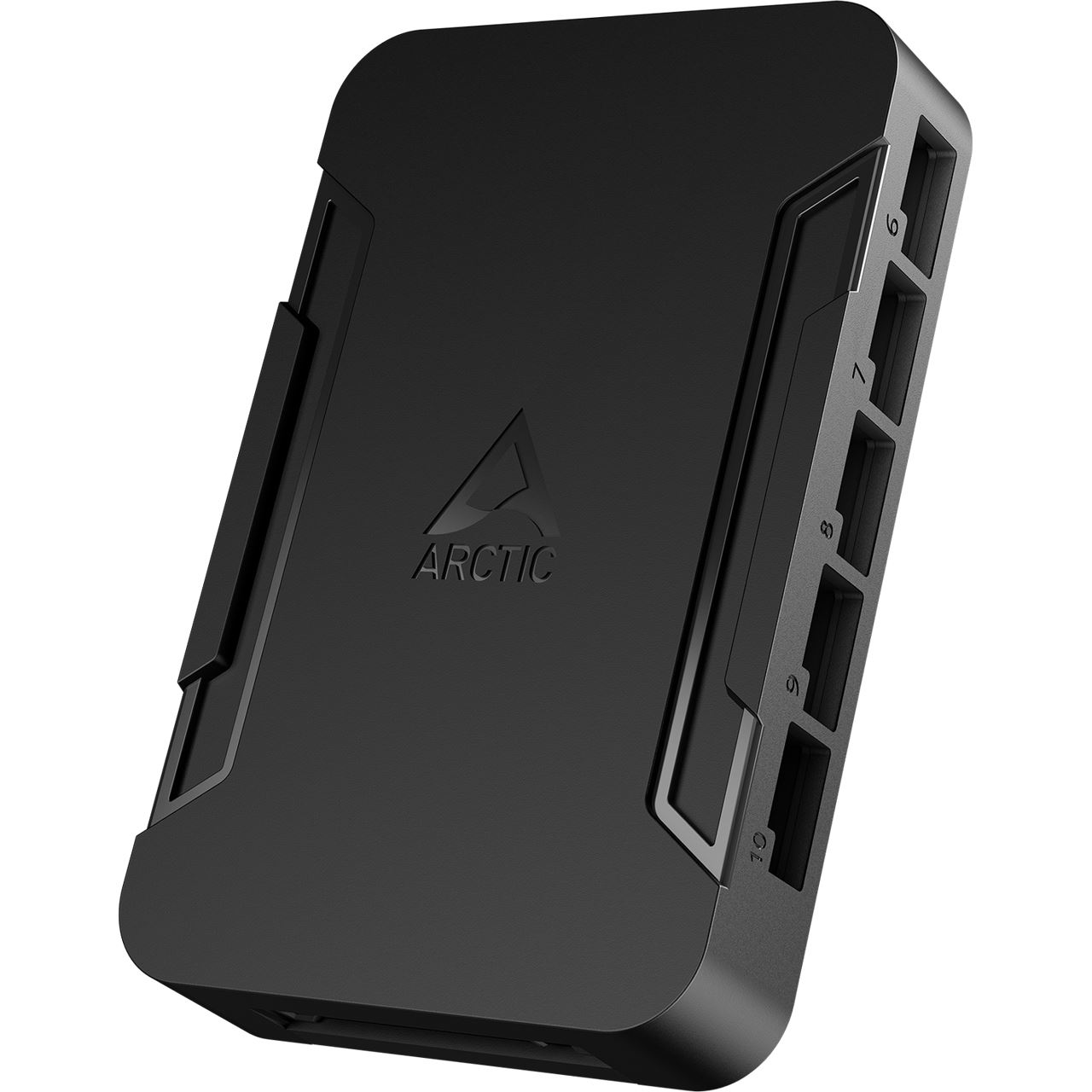 Arctic Fan Controller, 10-Port-Lüftersteuerung (schwarz, mit SATA-Stromanschluss)