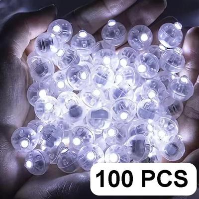 Uplift Essentials 100 Piece Mini Round LED Balloon Lights white