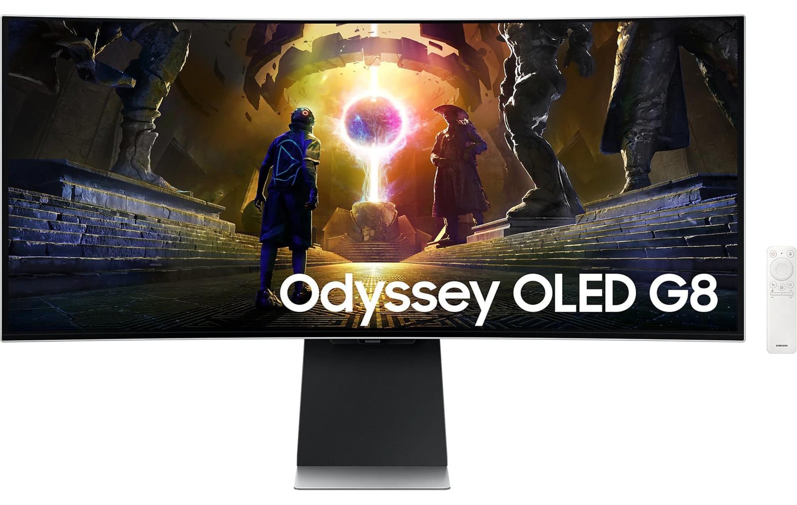 Samsung Odyssey OLED G8 LS34DG850SUXEN Monitor, 86,0 cm (34,0 inch), QHD, Zilver