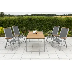 Merxx Siena Set 5tlg. Ausziehtisch