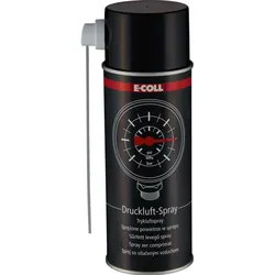 E-coll, Reinigung PC + Peripherie, Druckluftspray 400ml EE