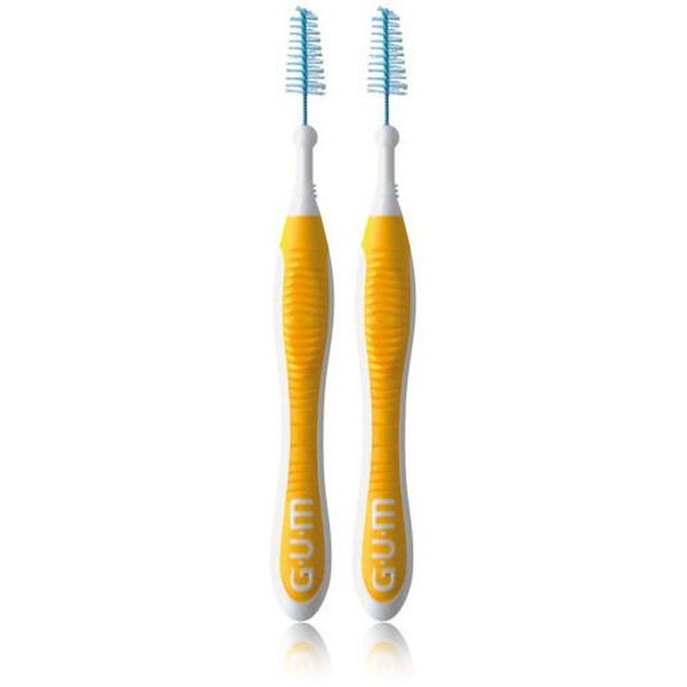 GUM Trav-Ler Gelb Ta1.3 IN x2 2x6 St Zahnbürste