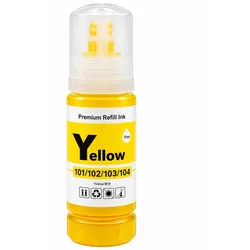OBV Nachfülltinte Gelb kompatibel mit Epson 103 - L3110 L3150 L3151 L1110 - 70 ml, ca. 7.500 Seiten