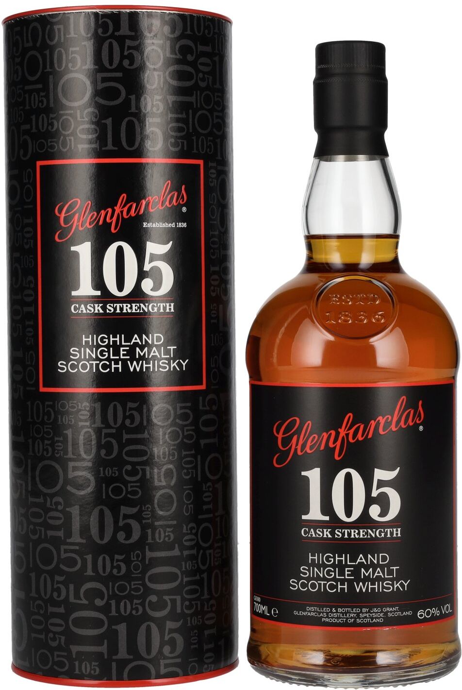 Glenfarclas 105 CASK STRENGTH Highland Single Malt 60% Vol. 0,7l in Geschenkbox