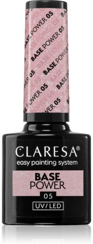 Claresa UV/LED Base Power base coat gel for gel nails shade 05 5 g