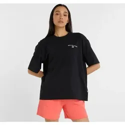 NEW BALANCE Damen Shirt Reimagined Oversized, Größe XS in Schwarz 51529