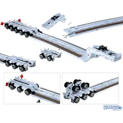 Heavy Haul Replicas Fontaine Magnitude 80 Step Deck Trailer weiß HHR207A-3