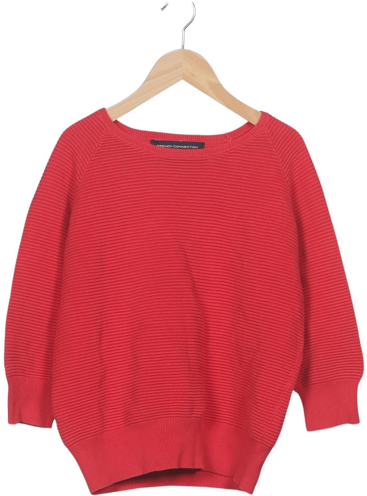 French Connection Damen Pullover, Rot, Gr. M, Baumwolle - Second Hand