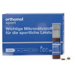 orthomol sport - Mikronährstoffe mit Magnesium, Vitamin D und B12 - Trinkampullen/Tabletten/Kapseln