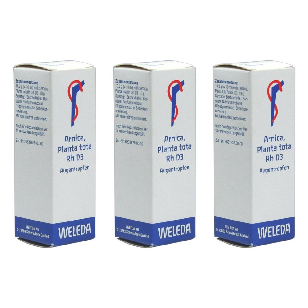 WELEDA AG Arnica Planta Tota Rh D3 Augentropfen 08104184