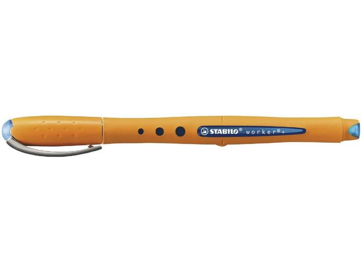 Stabilo Tintenroller worker+ medium blau