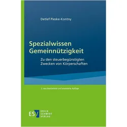 Spezialwissen Gemeinnützigkeit, Fachbücher von Detlef Pieske-Kontny