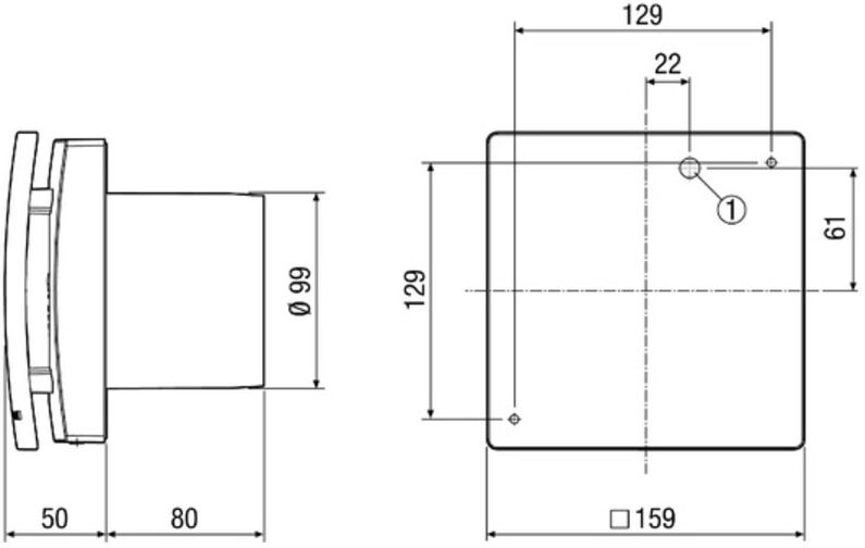 Maico Kleinraumventilator ECA 100 ipro (0084.0200)