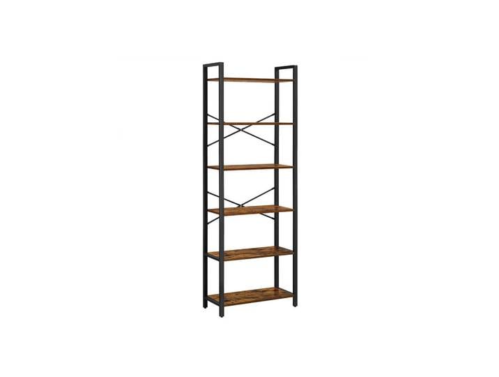 Hansiro Bücherregal, Braun, Holzwerkstoff, 30x186x66 cm, Wohnzimmer, Regal, Bücherregale