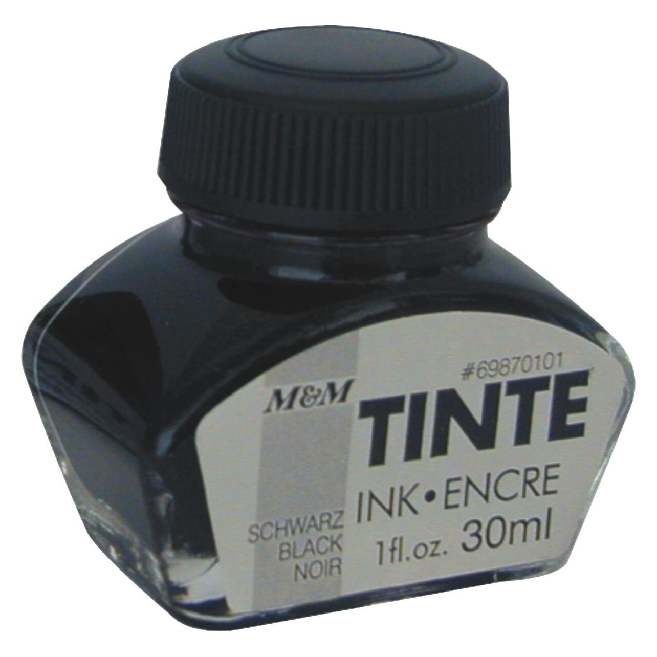 Metzger&Mendle Tinten 30ml Glas schwarz (Schwarz, 1 Stk.) (68970101)