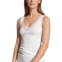 Calida Feminin Sense Top Weiß Baumwolle X-Large Damen