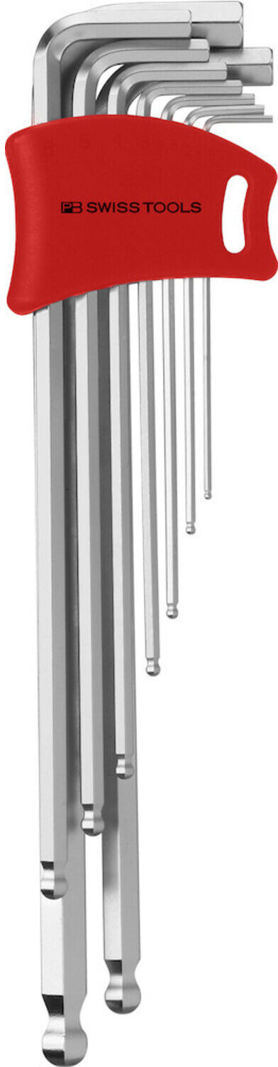 Packard Bell Swiss Tools Winkelschraubendreher- Satz im Kunststoffhalter 9-teilig 1,5-10mm DH Kugelkopf (PB 212.LDH-10)