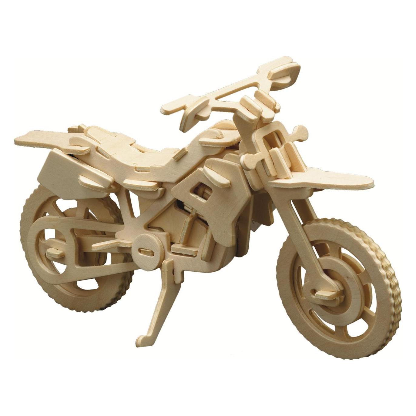 Pebaro Holzbausatz Cross-Motorrad (M850-6)