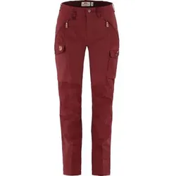 FJÄLLRÄVEN Fjällräven Damen Hose lang Nikka Curved Trousers, Größe 36 in Rot Rot