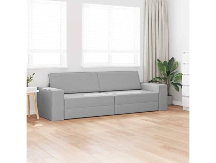 KTHLBRH Schlafsofa Wolkengrau 245 x 78 x 77 cm Weicher Stoff, modernes Design, perfekt für Wohnzimmer und Gäste