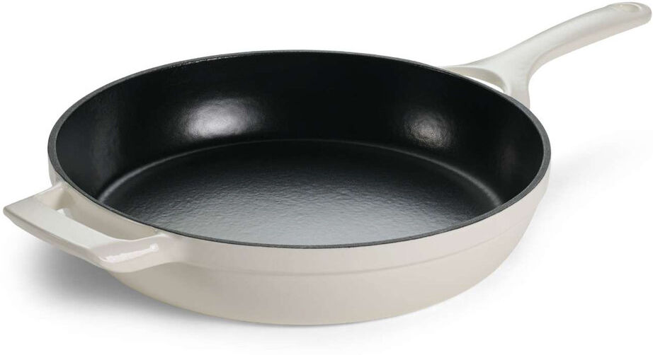 Tramontina Enamelled Cast Iron Skillet 30 cm White