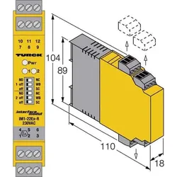 Turck Trennschaltverstärker IM1-22EX-R/230VAC