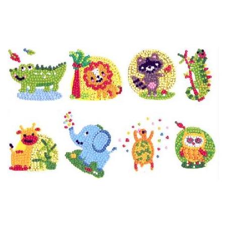 Magni Diamond Painting Sticker Tiere 8 Stück (6035-25181)
