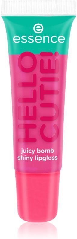 essence Say It With Juicy Hello Cutie! shimmering lip gloss shade 02 Witty Watermelon 10 ml