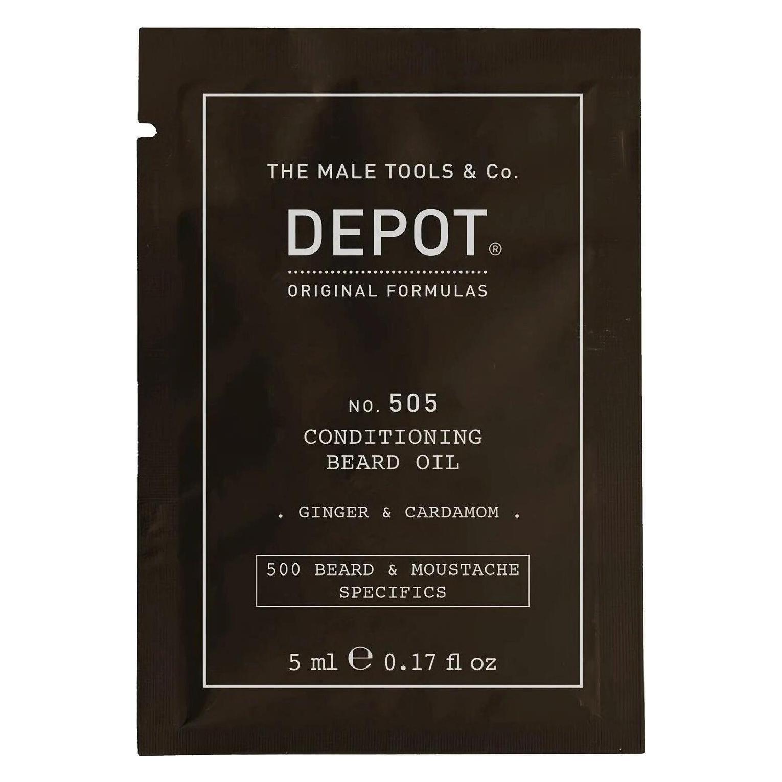 Depot Bartöl Nr. 505 - Ingwer und Kardamom für Glanz und Geschmeidigkeit, 5 ml (5 ml) (48679764)